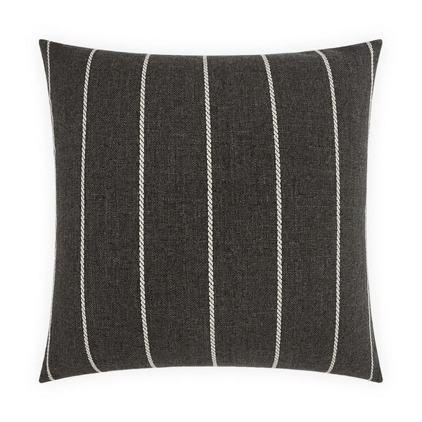 Outdoor Pencil Pillow - Carbon-Outdoor Pillows-D.V. KAP-LOOMLAN