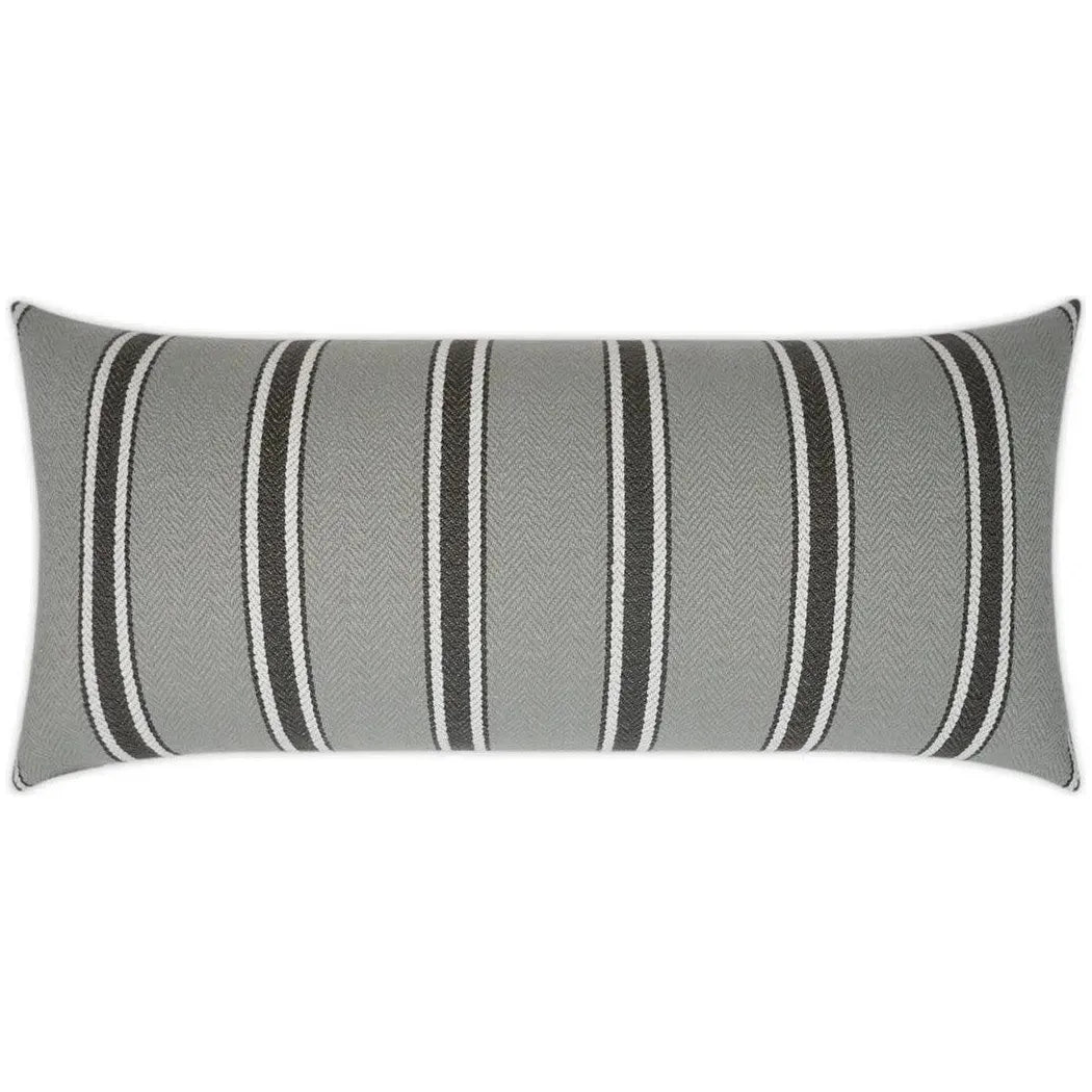 Outdoor Peyton Lumbar Pillow - Grey