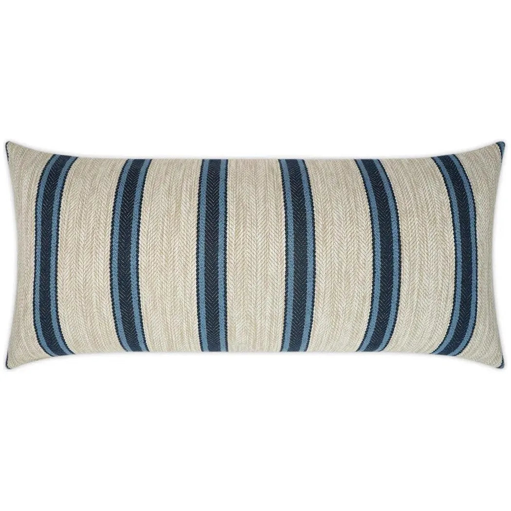 Outdoor Peyton Lumbar Pillow - Navy