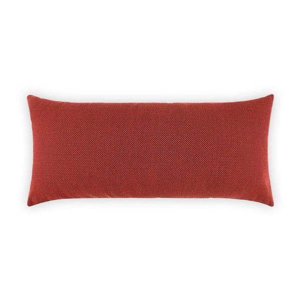 Outdoor Pyke Lumbar Pillow - Red-Outdoor Pillows-D.V. KAP-LOOMLAN