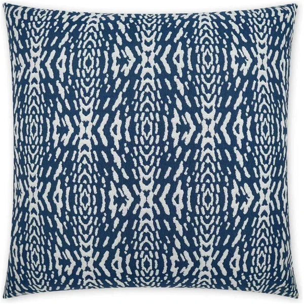 Outdoor Riff Pillow - Blue-Outdoor Pillows-D.V. Kap-LOOMLAN