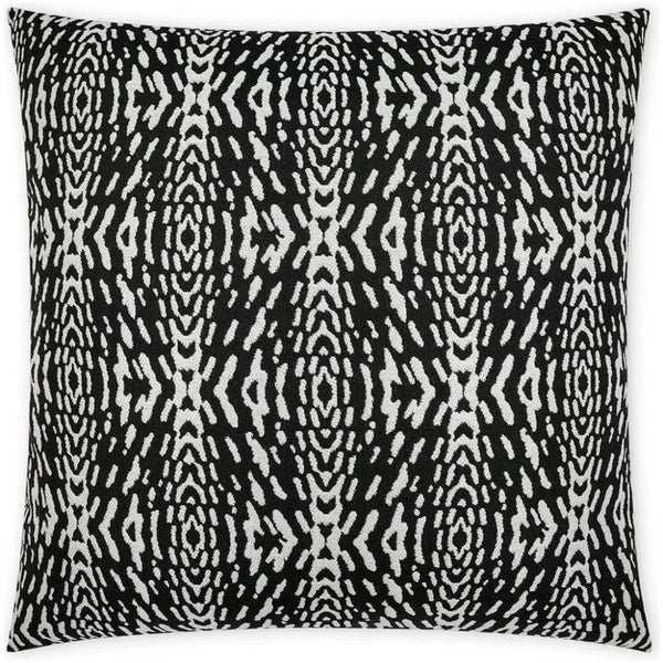 Outdoor Riff Pillow - Ebony-Outdoor Pillows-D.V. Kap-LOOMLAN