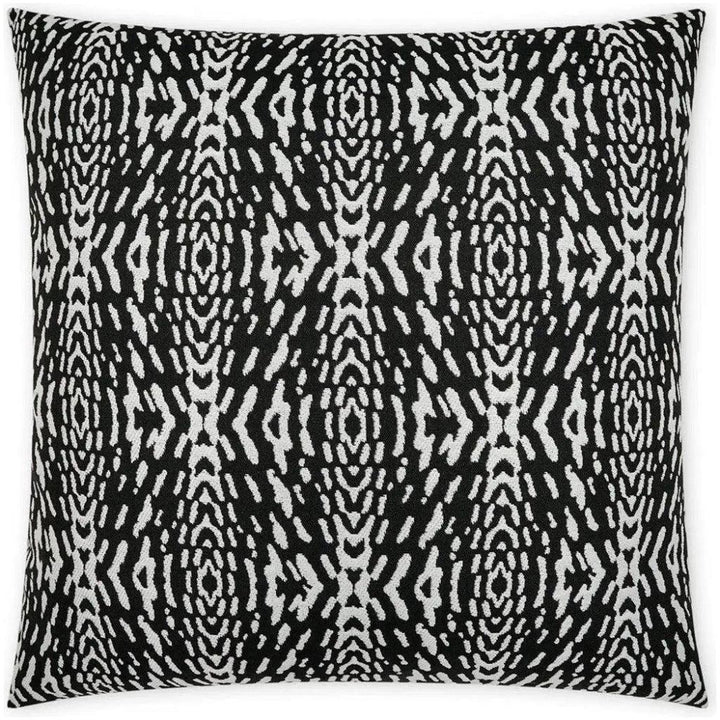 Outdoor Riff Pillow - Ebony-Outdoor Pillows-D.V. Kap-LOOMLAN