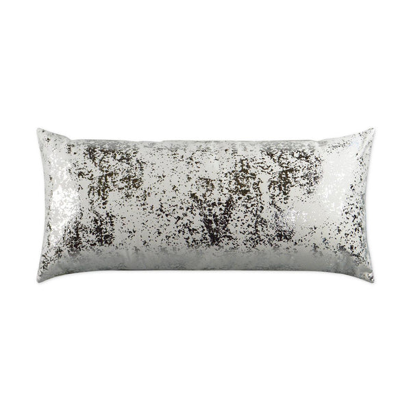 Outdoor Sand Dune Lumbar Pillow - White-Outdoor Pillows-D.V. KAP-LOOMLAN