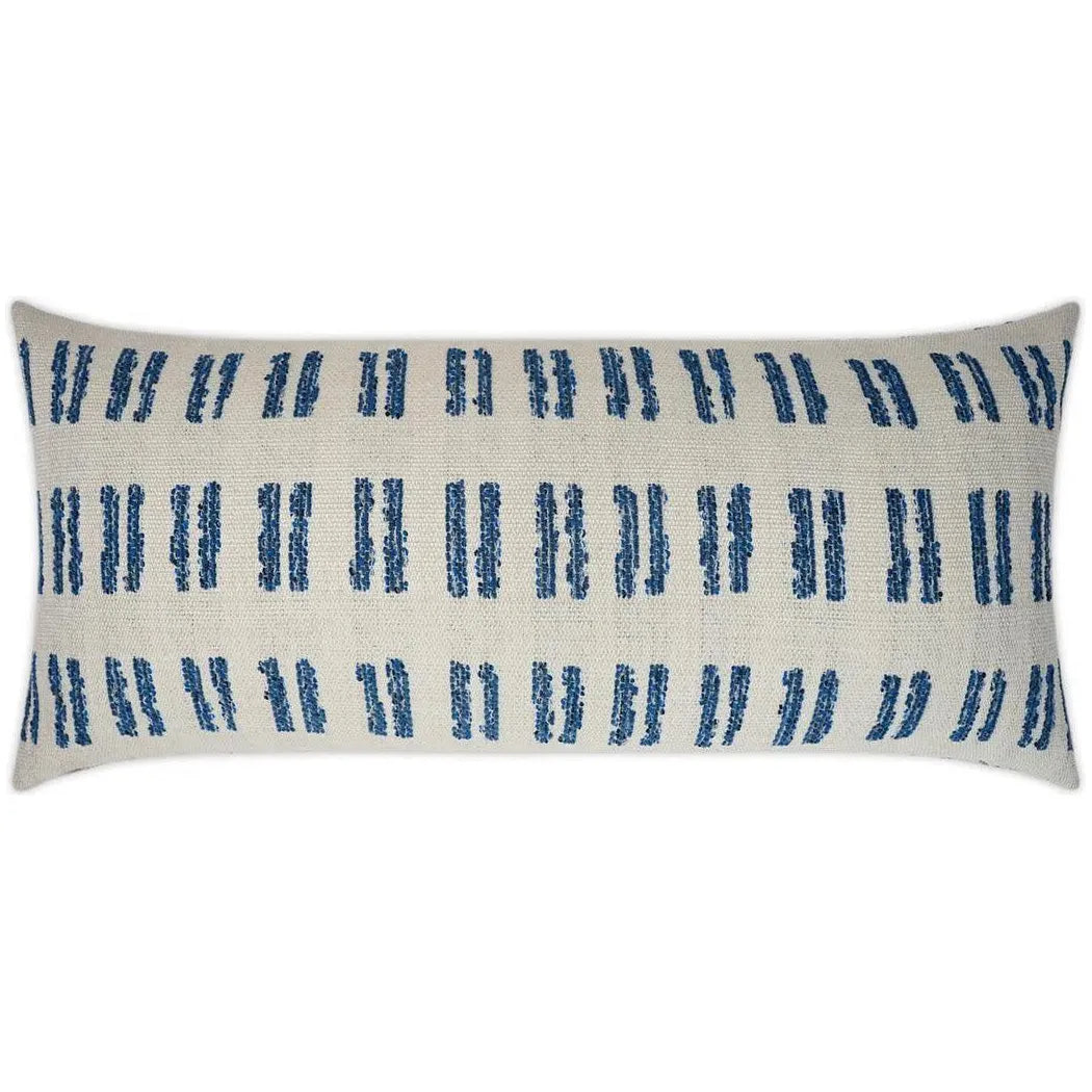 Outdoor Saybrook Lumbar Pillow - Blue