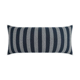 Outdoor Seaport Lumbar Pillow - Navy-Outdoor Pillows-D.V. KAP-LOOMLAN