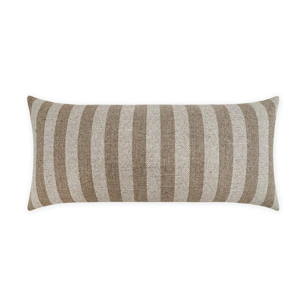 Outdoor Seaport Lumbar Pillow - Twine-Outdoor Pillows-D.V. KAP-LOOMLAN