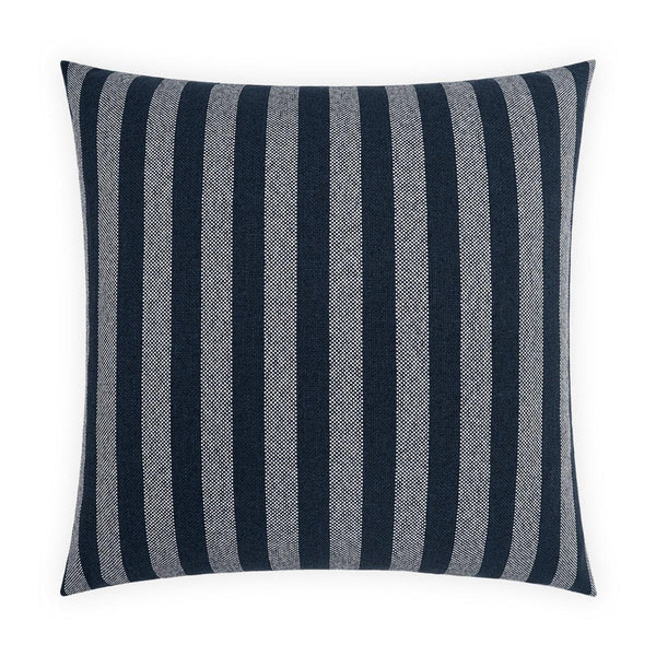 Outdoor Seaport Pillow - Navy-Outdoor Pillows-D.V. KAP-LOOMLAN
