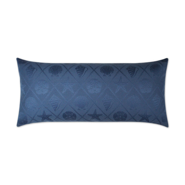 Outdoor Shell Trellis Lumbar Pillow-Outdoor Pillows-D.V. KAP-LOOMLAN