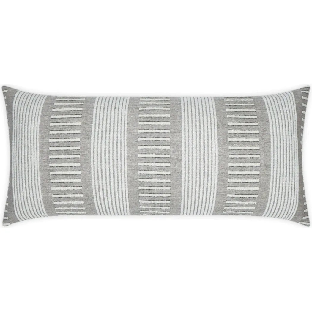 Outdoor Sideline Lumbar Pillow - Ash