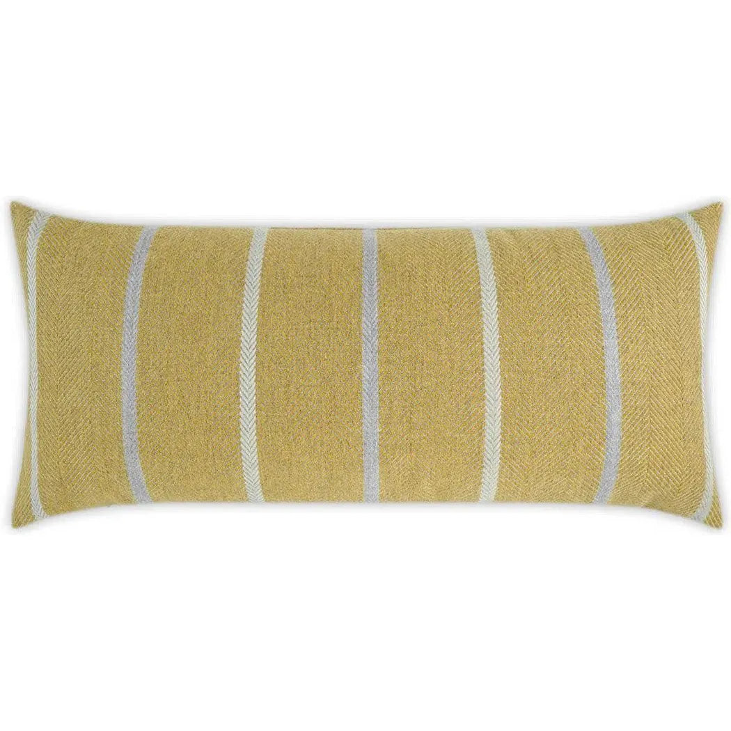 Outdoor Sterling Lumbar Pillow - Saffron