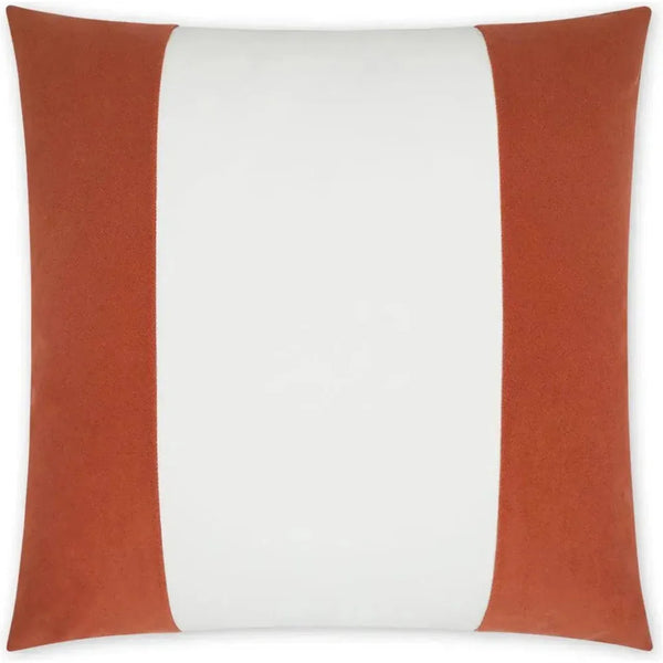 Outdoor Sundance Band Pillow - Orange-Outdoor Pillows-D.V. Kap-LOOMLAN