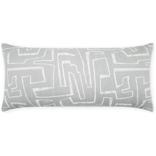 Outdoor Theon Lumbar Pillow - Grey-Outdoor Pillows-D.V. Kap-LOOMLAN