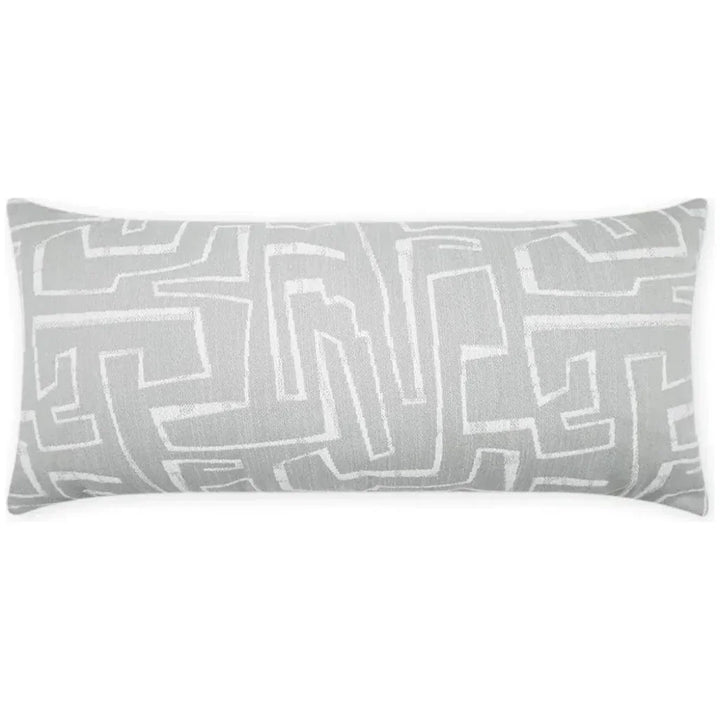 Outdoor Theon Lumbar Pillow - Grey-Outdoor Pillows-D.V. Kap-LOOMLAN