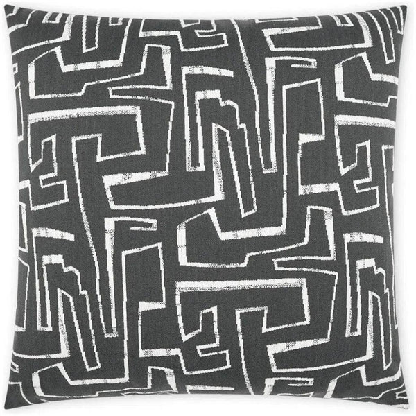 Outdoor Theon Pillow - Onyx-Outdoor Pillows-D.V. Kap-LOOMLAN