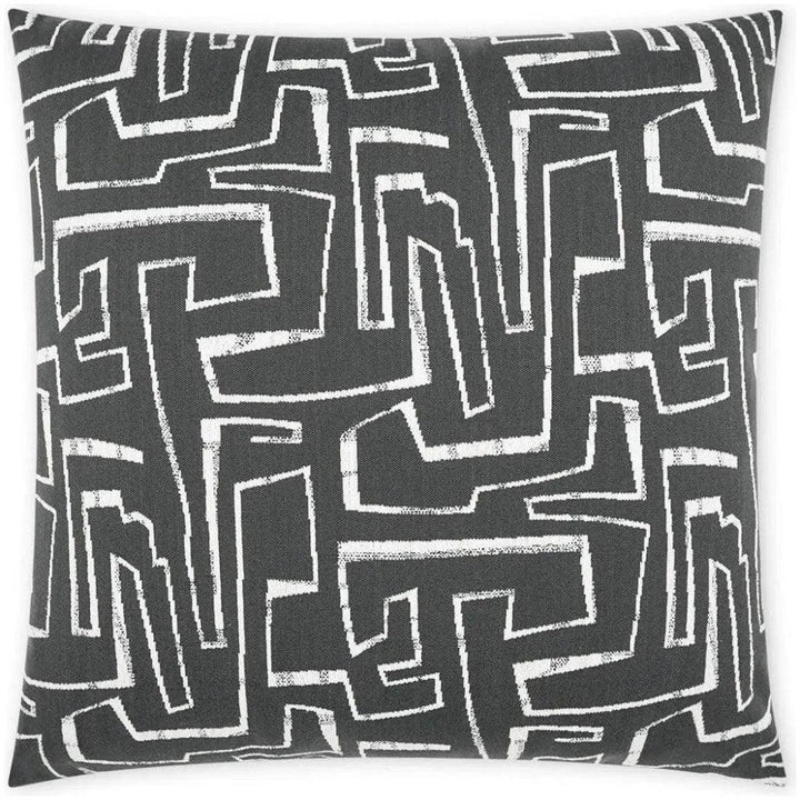Outdoor Theon Pillow - Onyx-Outdoor Pillows-D.V. Kap-LOOMLAN