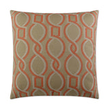Outdoor Twist Pillow - Orange-Outdoor Pillows-D.V. KAP-LOOMLAN