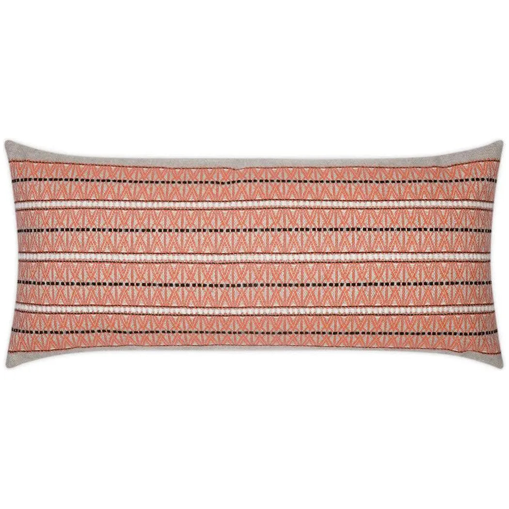 Outdoor Vevi Lumbar Pillow - Guava