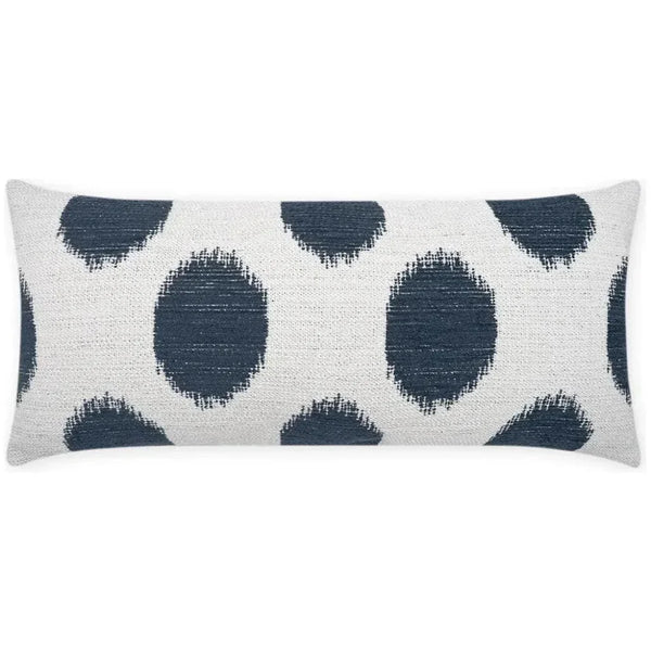 Outdoor Vianella Lumbar Pillow - Indigo-Outdoor Pillows-D.V. Kap-LOOMLAN