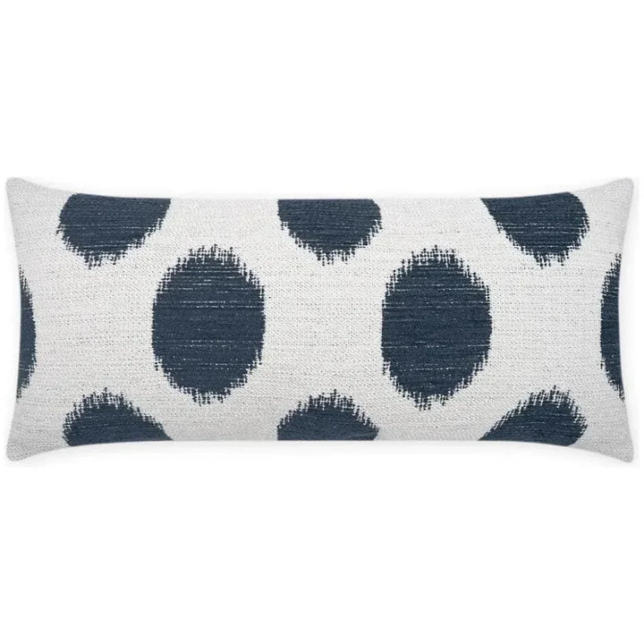 Outdoor Vianella Lumbar Pillow - Indigo-Outdoor Pillows-D.V. Kap-LOOMLAN