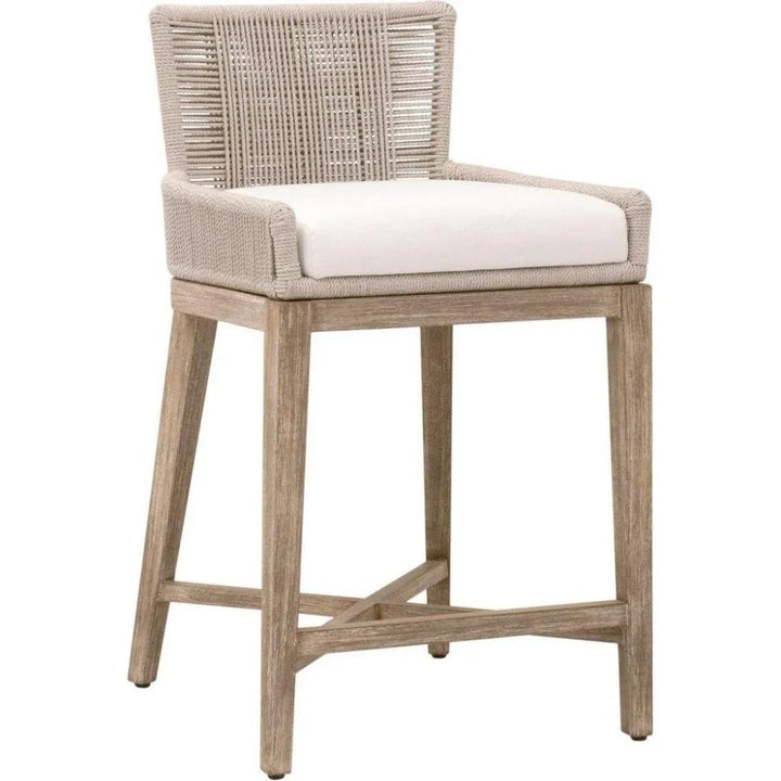 Overlay Fabric Counter Stool - LOOMLAN - Essentials For Living - Counter Stools