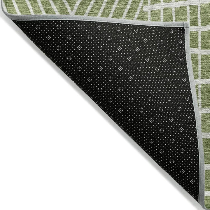 Owen Green Washable Indoor-Outdoor Rug-Outdoor Rugs-LOOMLAN Rugs-LOOMLAN