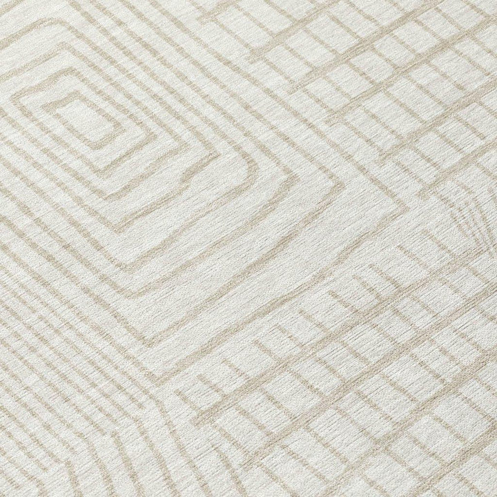Owen Ivory Washable Indoor-Outdoor Rug-Outdoor Rugs-LOOMLAN Rugs-LOOMLAN