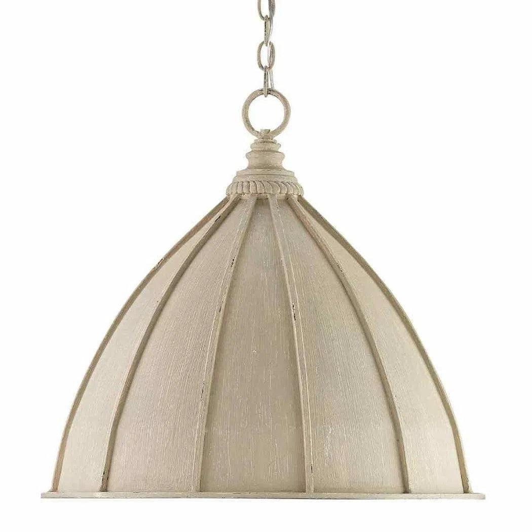 Oyster Cream Silver Leaf Fenchurch Pendant