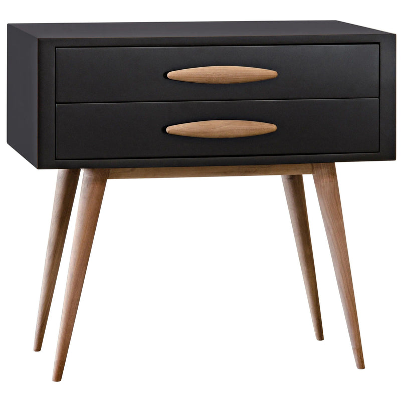 Taylor Wooden 2 Drawers Nightstand