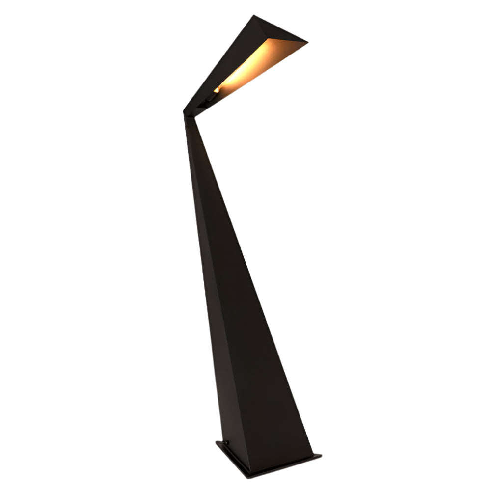 Bat Industrial Steel Black Floor Lamp