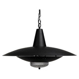 UFO Style Industrial Steel Black Pendant - LOOMLAN - Noir - Pendants