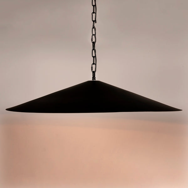 Lark Industrial Steel Black Pendant