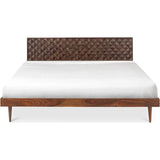 Pablo Sheesham Brown Wooden Bed Frame