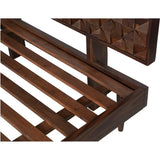 Pablo Sheesham Brown Wooden Bed Frame