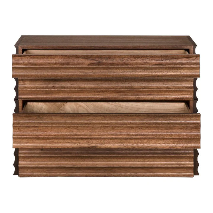 Pacelli Wooden Brown Cabinet - LOOMLAN - Noir - Accent Cabinets