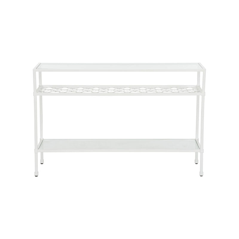 Pacific Coast Iron Framed Console Table-Console Tables-Chelsea House-LOOMLAN