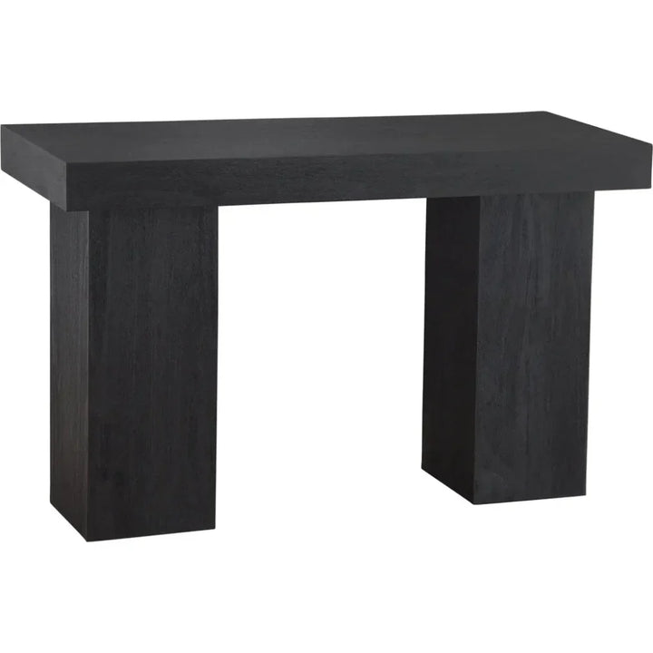 Padula Wood Black Rectangular Console Table - LOOMLAN - Bassett Mirror - Console Tables