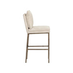 Paige Leather Comfortable Barstool