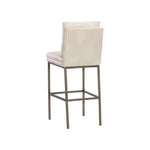 Paige Leather Comfortable Barstool