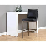 Paige Leather Comfortable Barstool