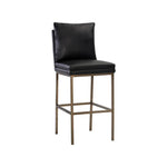 Paige Leather Comfortable Barstool