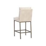 Paige Leather Comfortable Counter Stool