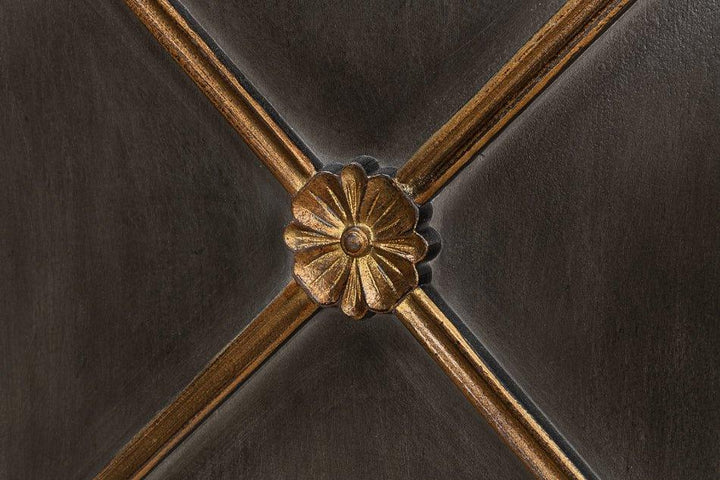 Painted Directoire Style Wooden Bookcase - LOOMLAN - Sarreid - Bookcases