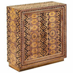 Painted Henna 4 Drawer Accent Cabinet