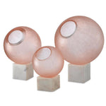 Pale Pink White Fresno Orb Set