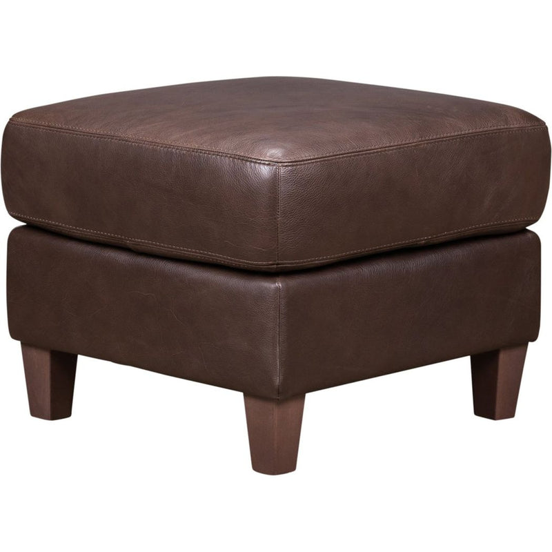 Palermo Luxurious Leather Square Ottoman