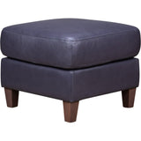 Palermo Luxurious Leather Square Ottoman