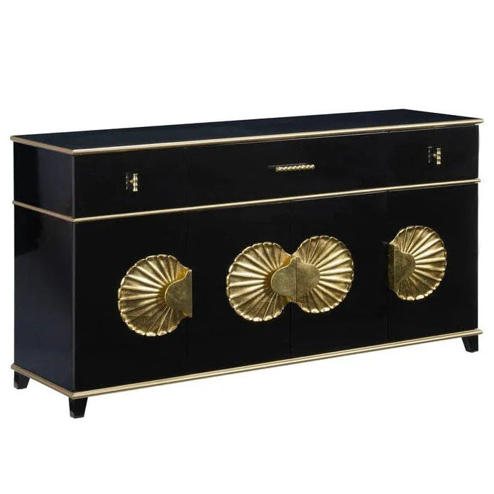 Palm Beach Black Buffet Cabinet - LOOMLAN - Chelsea House - Accent Cabinets