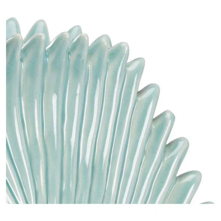 Palm Leaf Ceramic Vase - LOOMLAN - Chelsea House - Vases & Jars