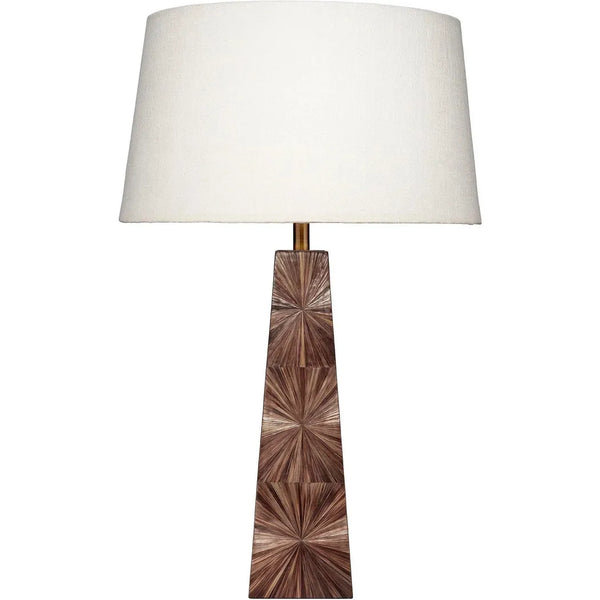 Palm Marquetry Table Lamp by Jamie Young